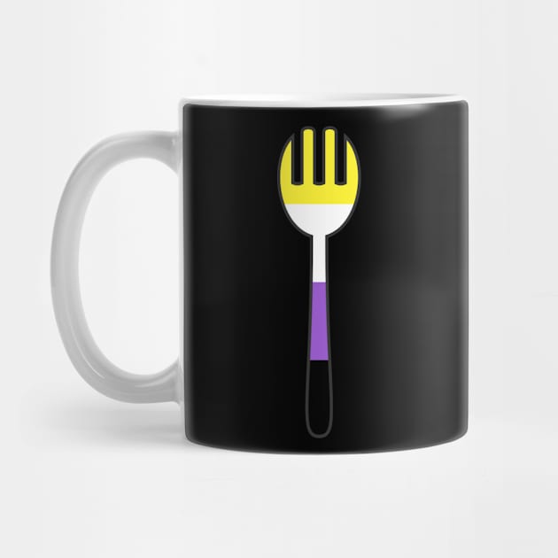 Nonbinary Spork by BellflowerDesigns